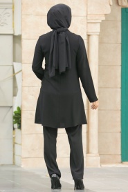 Neva Style - Black Muslim Dual Suit 34022S - Thumbnail