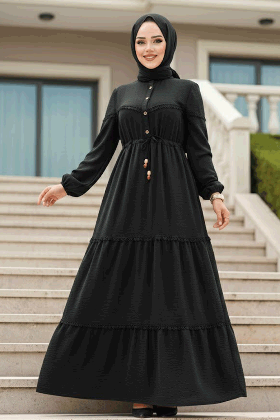 chinese dress ladies Abayas for Women Muslim: Eid Abaya Dress Middle East Arabian Robe Dubai  Ramadan Outfit Ladies Conservative Maxi Kaftan Islamic Dresses Corban  Festivals Prayer Clothes Formal Wedding Party Black at Amazon Women's  Clothing main image 1
