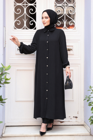 Black Plus Size Dual Suit 10101S - 1