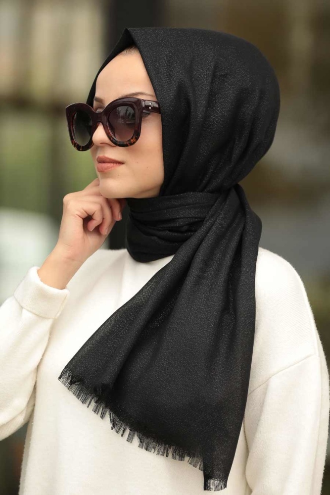 Neva Style -Black Shawl 7483S - 1