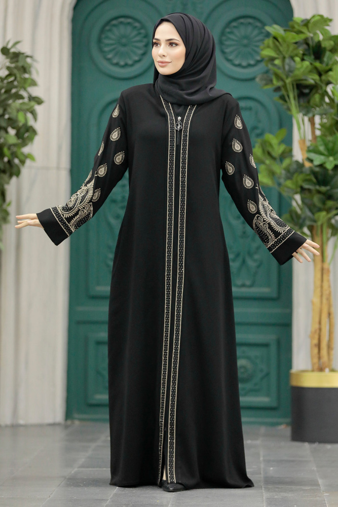 Black Women Abaya 90201S - 6