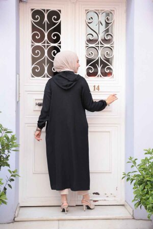 Neva Style - Black Women Coat 511S - 4