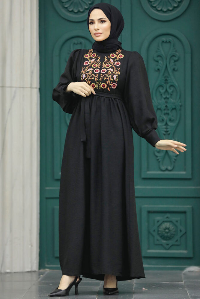 Black Women Dress 5914S - 2