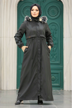 Neva Style - Black Women Parka Coat 60506S - 1