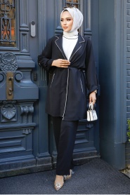 Neva Style - Black Women Triple Suit 34112S - Thumbnail