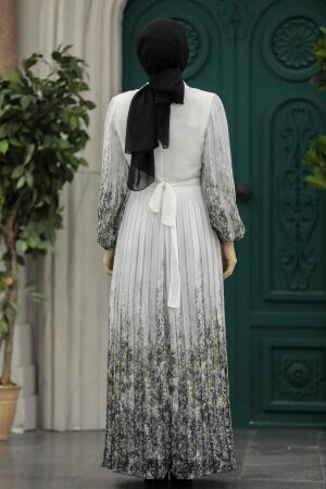 Black Long Dress for Muslim Ladies 38402S - 3