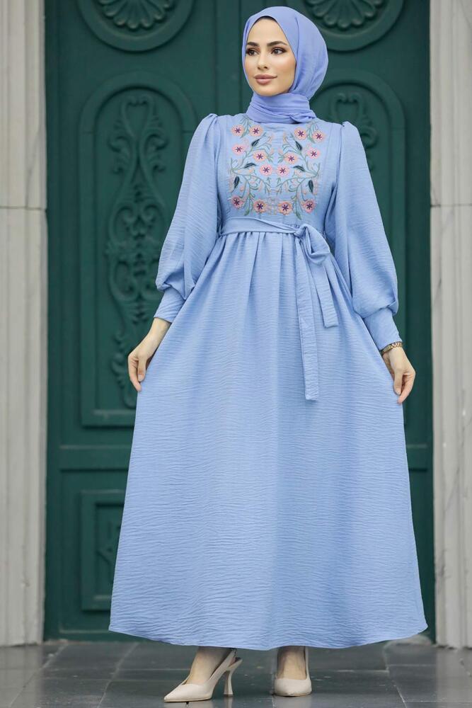 Blue Women Dress 5914M - 1