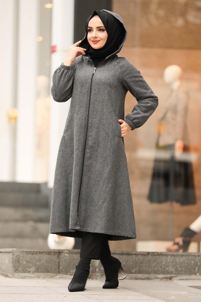 Neva Style - Bonnet Hijab Fumé 40081FU - 1