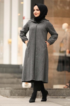 Neva Style - Bonnet Hijab Fumé 40081FU - 2