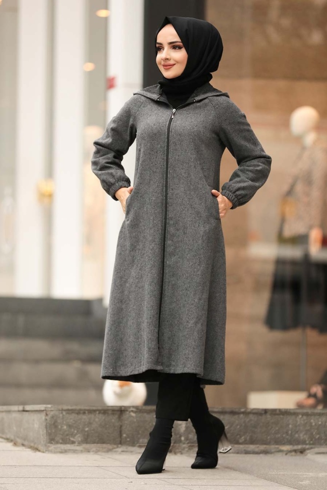 Neva Style - Bonnet Hijab Fumé 40081FU - 2