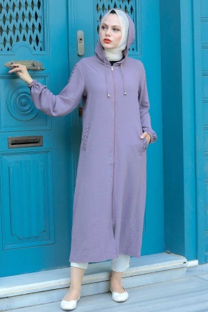 Neva Style - Bonnet Hijab Rose Séchée 15630GK - 1