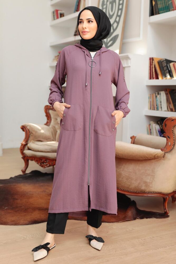 Neva Style -Bonnet Hijab Rose Séchée 511GK - 1