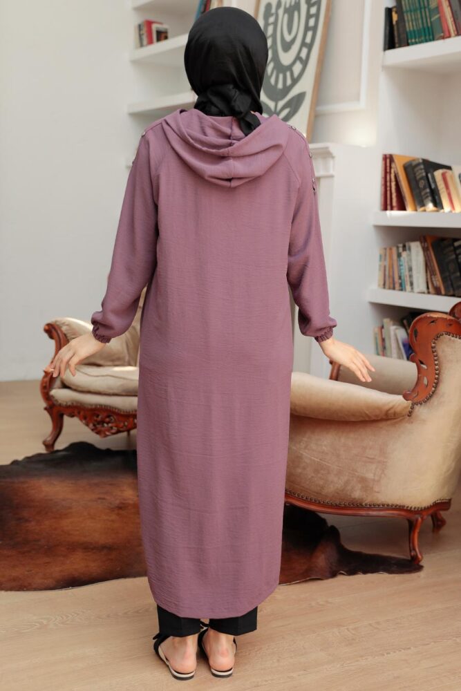 Neva Style -Bonnet Hijab Rose Séchée 511GK - 2