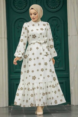 Brown Hijab For Women Dress 13461KH - 1