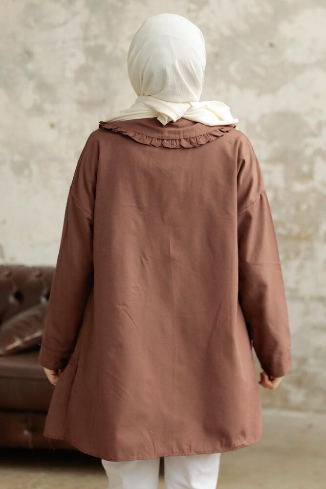 Brown Long Sleeve Tunic 11281KH - 3