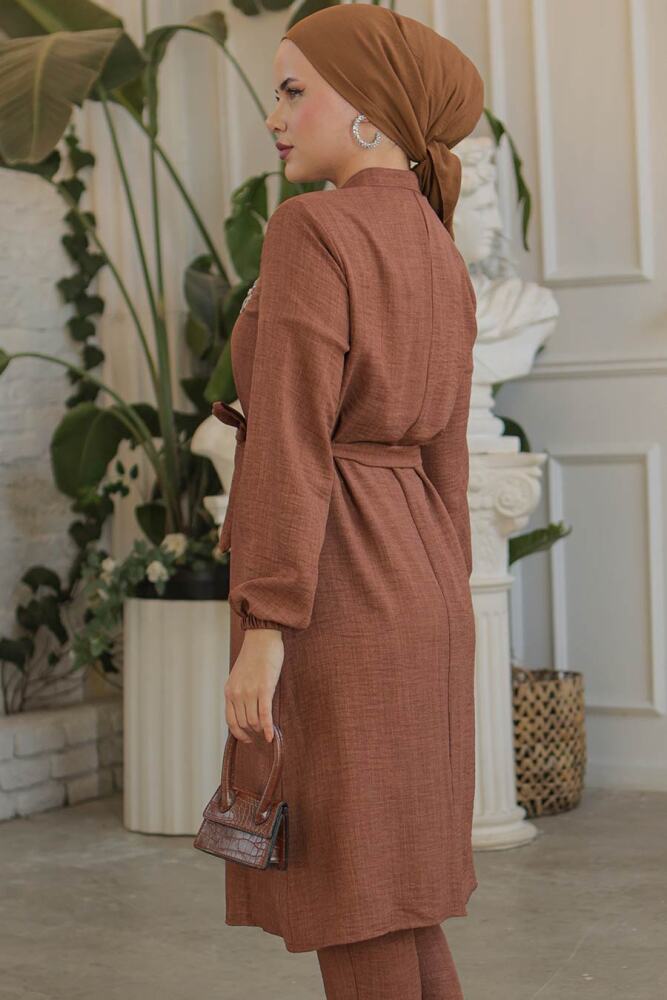 Brown Modest Tunic 646KH - 5