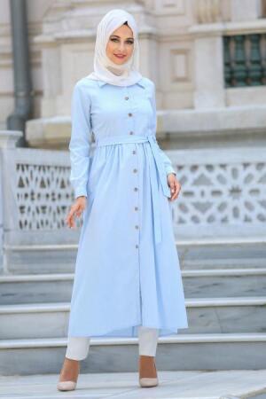 Neva Style - Buz Mavisi Tunik - 1