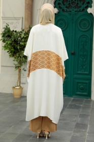 Neva Style - Camel Hijab Kimono 8664C - Thumbnail