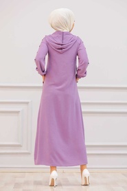Neva Style - Cape Hijab Lilas 3729LILA - Thumbnail