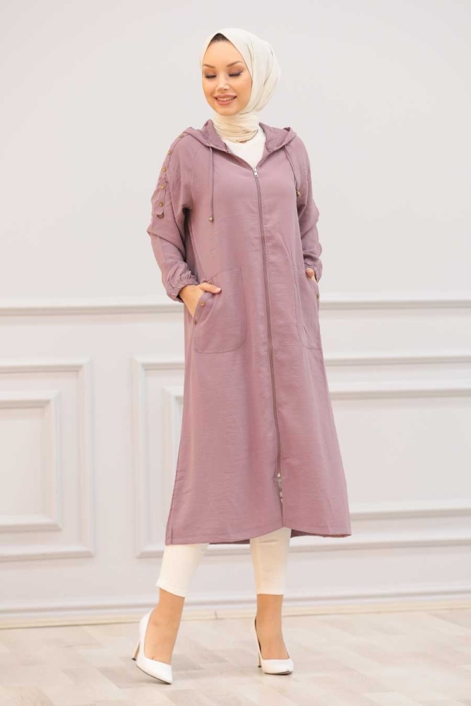 Neva Style - Cape Hijab Rose Séchée 14650GK - 1