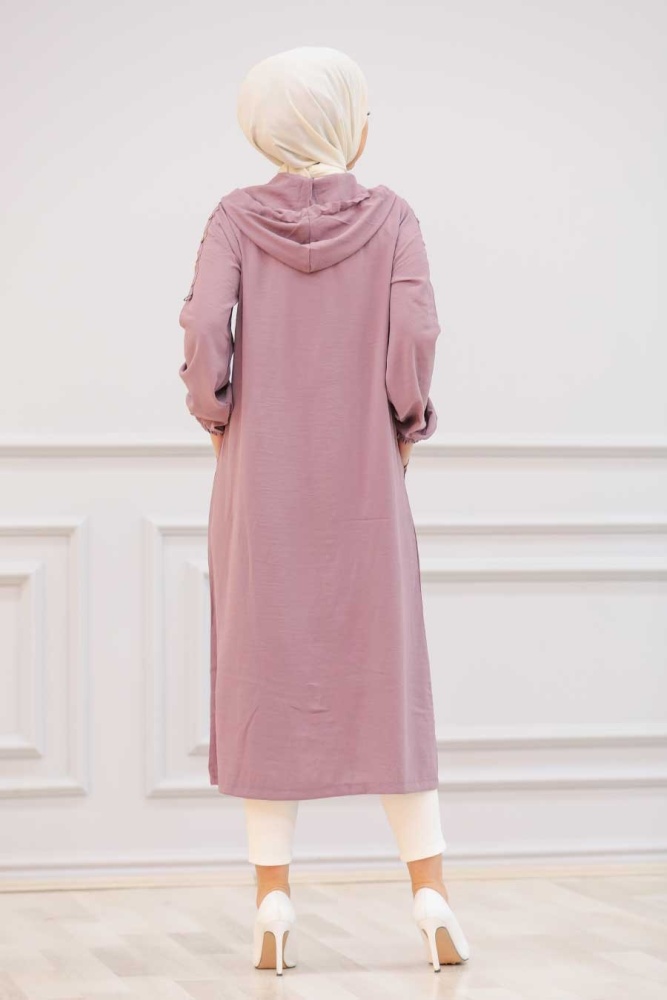 Neva Style - Cape Hijab Rose Séchée 14650GK - 2
