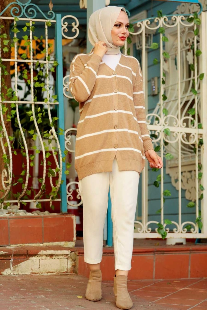 Neva Style -Cardigan Biscuit Hijab 2428BS - 1