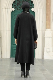 Neva Style - Casquette Cachet Hijab Noir 5822S - Thumbnail