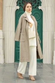Neva Style - Casquette Cachet Hijab Vison 5809V - Thumbnail