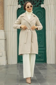 Neva Style - Casquette Cachet Hijab Vison 5825V - Thumbnail