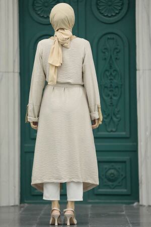 Neva Style - Casquette Hijab Beige 41080BEJ - 4