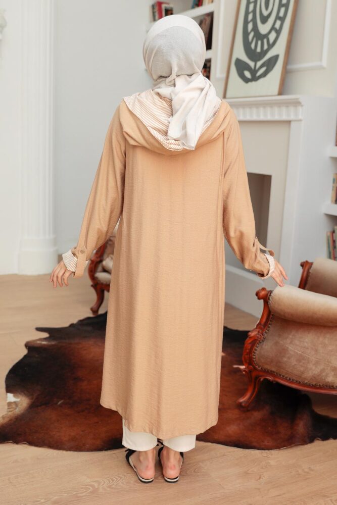 Neva Style - Casquette Hijab Biscuit 4104BS - 2