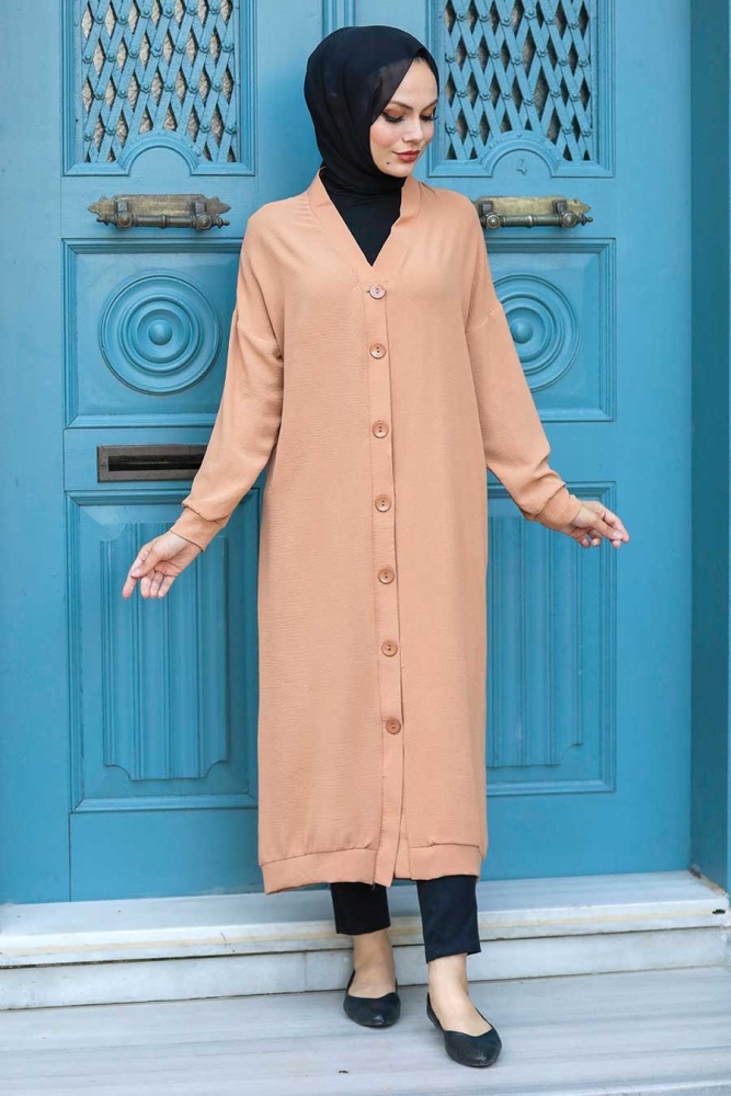 Neva Style -Casquette Hijab Biscuit 553BS - 1