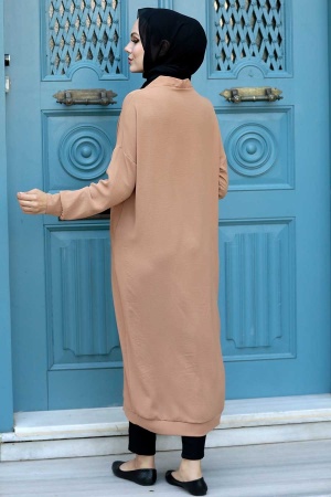 Neva Style -Casquette Hijab Biscuit 553BS - 2