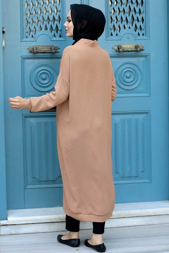 Neva Style -Casquette Hijab Biscuit 553BS - 2