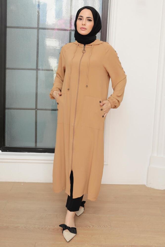 Neva Style - Casquette Hijab Biscuit 6298BS - 1