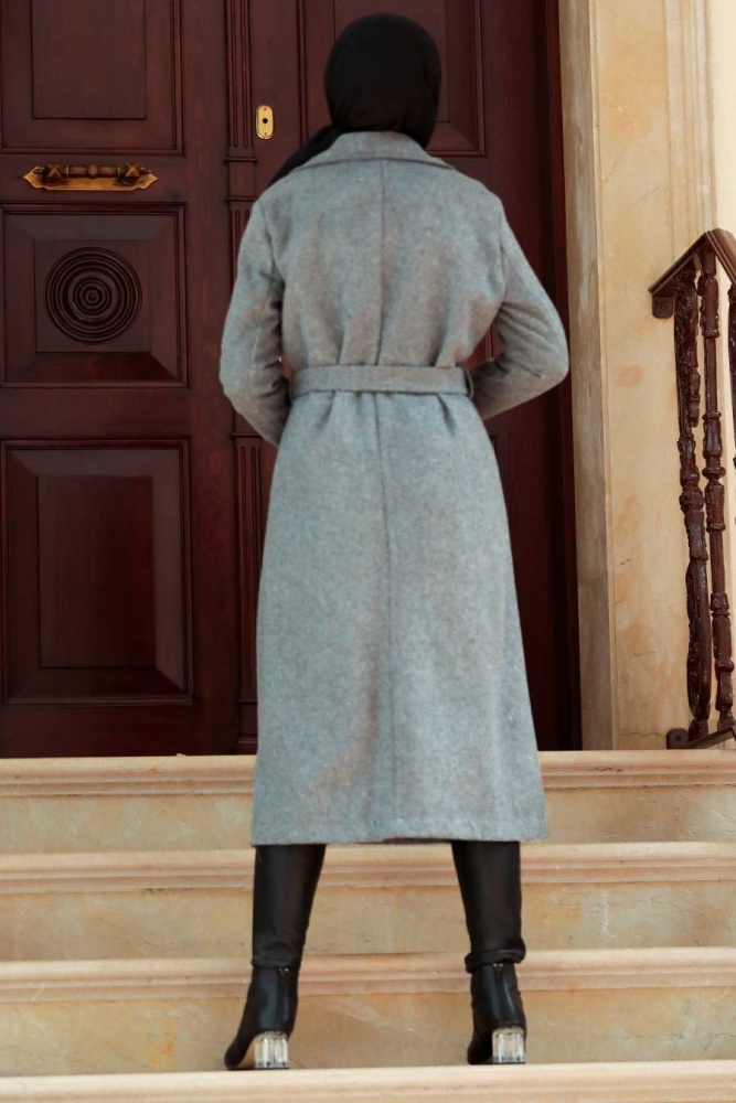 Neva Style - Casquette Hijab Cachet Fumé 5661FU - 3