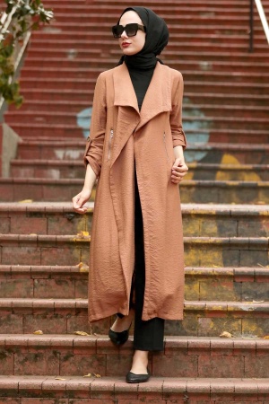 Neva Style - Casquette Hijab Camel 41102C - 1