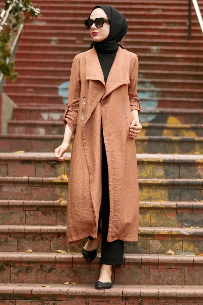 Neva Style - Casquette Hijab Camel 41102C - 1