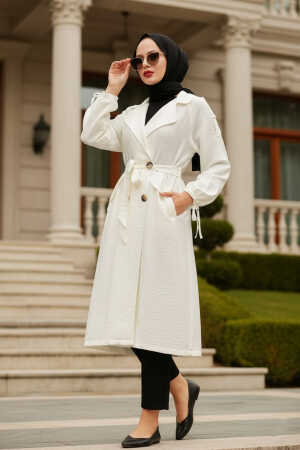 Neva Style -Casquette Hijab écru 41060E - 1