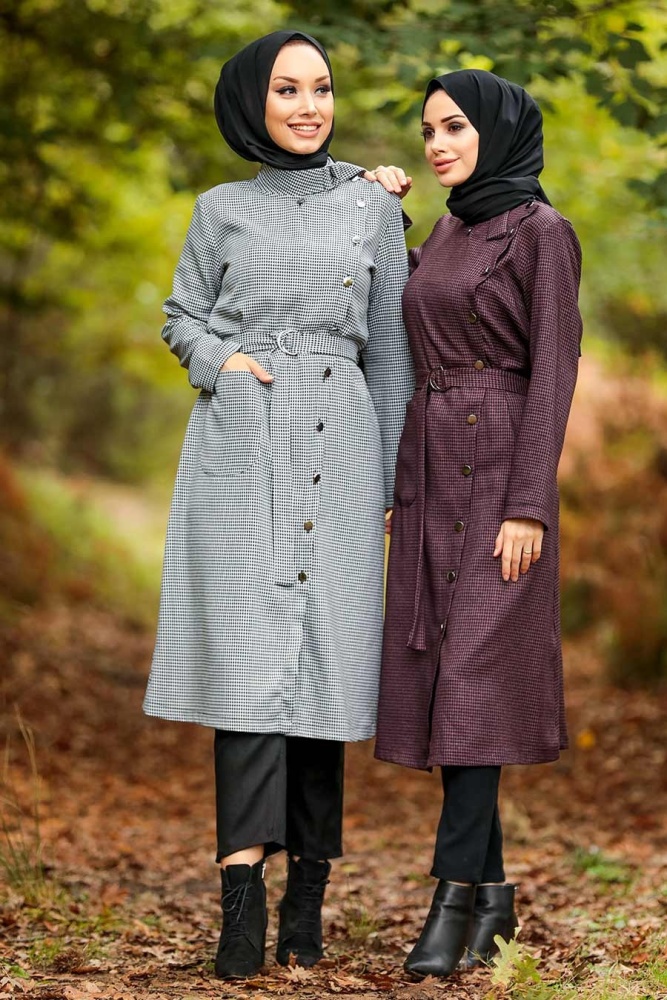 Neva Style - Casquette Hijab Ecru 5575E - 2