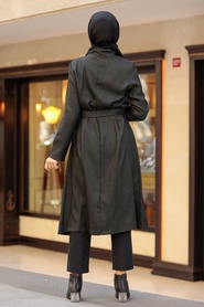 Neva Style - Casquette Hijab Kaki 5575HK - Thumbnail