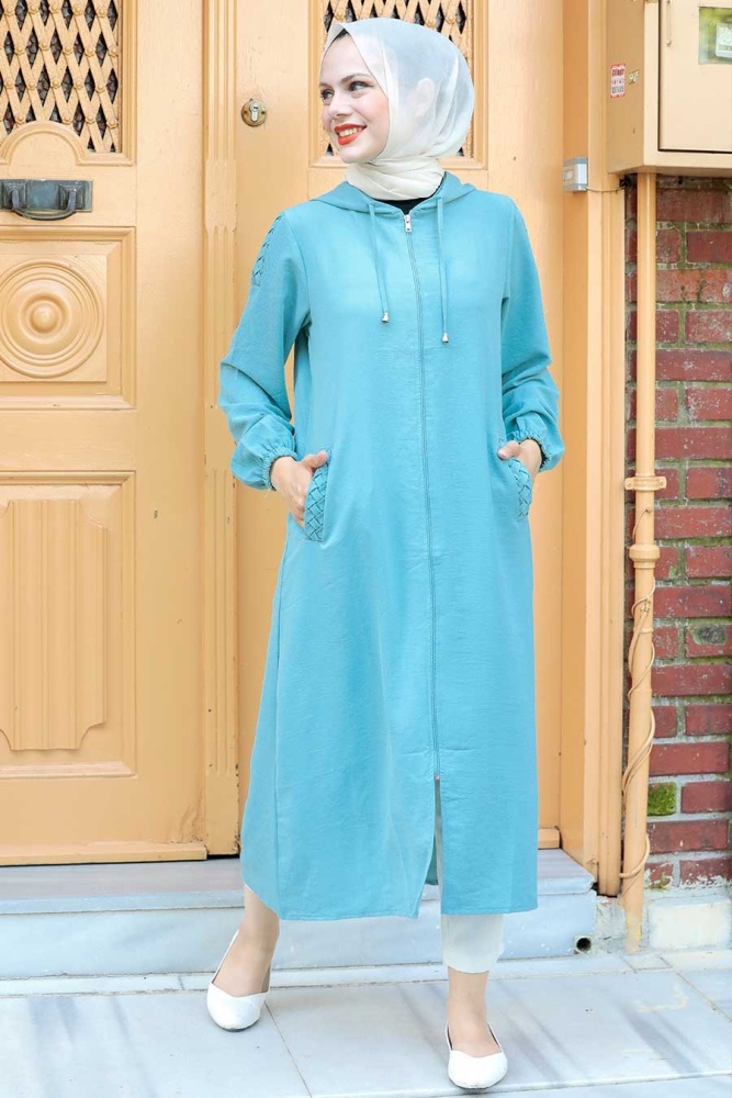 Neva Style - Casquette Hijab Menthe 15630MINT - 1