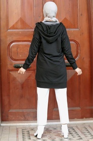 Neva Style - Casquette Hijab Noir 115S - Thumbnail