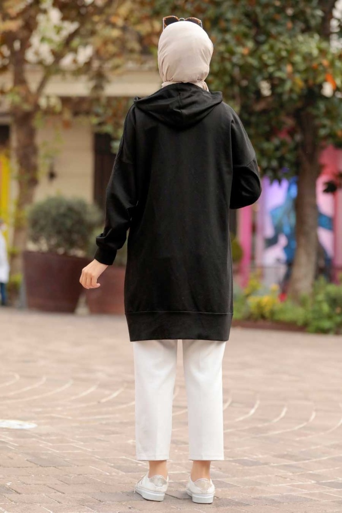 Neva Style - Casquette Hijab Noir 32450S - 4