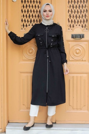 Neva Style -Casquette Hijab Noir 502S - 1