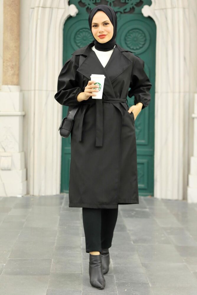 Neva Style - Casquette Hijab Noire 5829S - 1