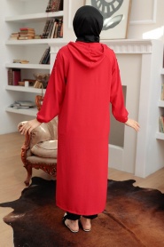 Neva Style - Casquette Hijab Rouge 511K - Thumbnail