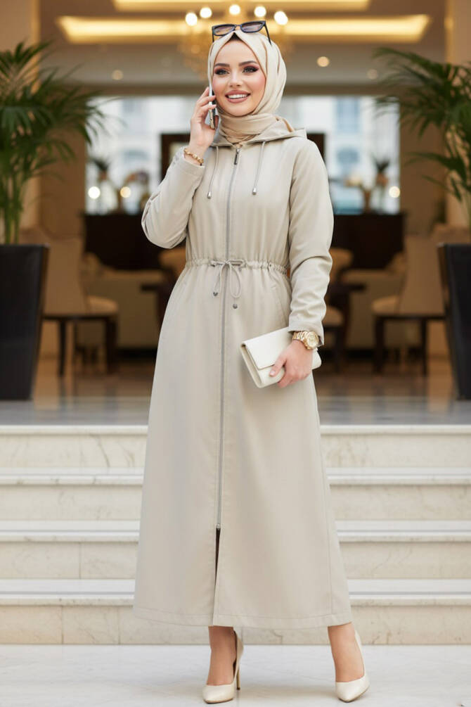  Cepli Bej Tesettür Kap 5941BEJ - NEVA STYLE