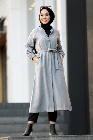 Neva Style - Cepli Gri Tesettür Kap 55740GR - 1