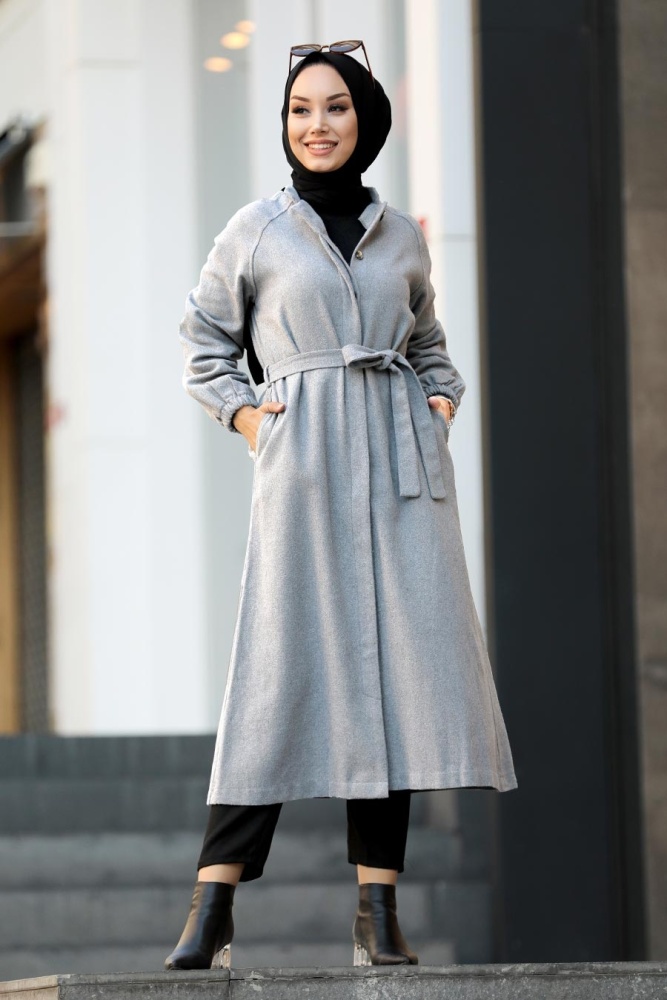 Neva Style - Cepli Gri Tesettür Kap 55740GR - 1